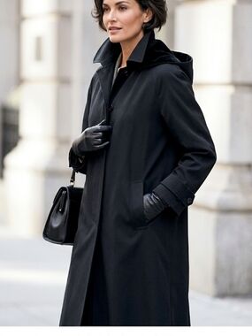 PRISTINE Talbots 3-in-1 All-Weather Trench Coat - Size 12 - Immaculate Condition